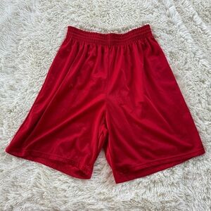 Augusta Athletics Red Mesh Shorts no liner XXL 7” inseam